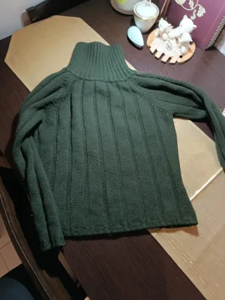 Felpa verde militare Made in Italy