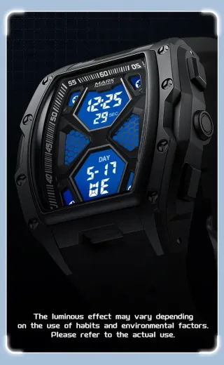 Reloj FAIRWHALE Hombre Negro y Blanco