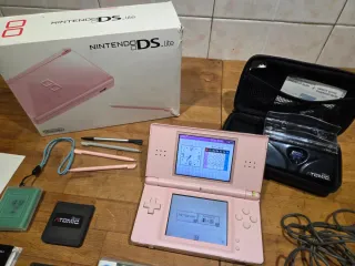 Nintendo DS Lite Rosa Completa