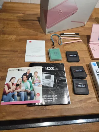 Nintendo DS Lite Rosa Completa