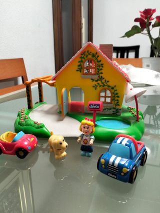 Casita de juguete Chicco con accesorios