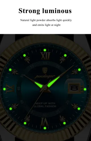 Reloj POEDAGAR Hombre Oro y Plata