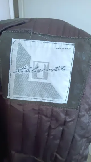 Giacca in pelle scamosciata marrone