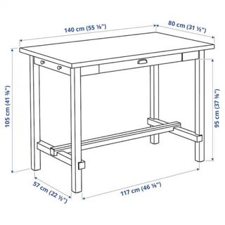 Conjunto NORDVIKEN IKEA, mesa alta + 4 taburetes