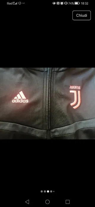 Felpa Juventus Adidas Nera Rosa