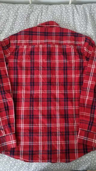 Camisa roja El Ganso Cuadros Talla S hombre o niño