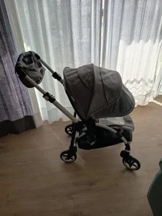 Bugaboo Bee 5 gris capazo y sillita
