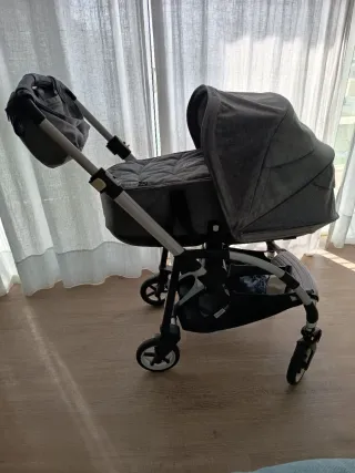 Bugaboo Bee 5 gris capazo y sillita