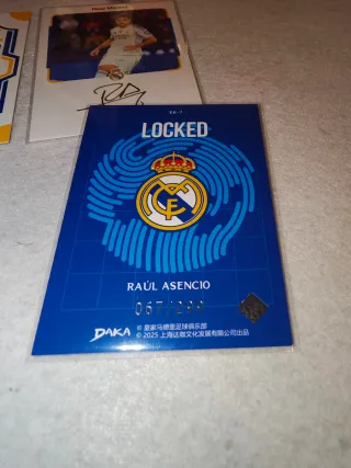 Lote 3 Cromos Raúl Asensio Daka Top Audience