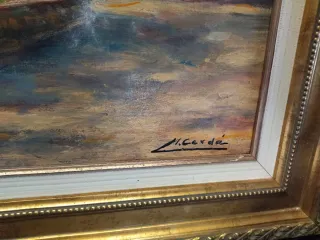 GRAN CUADRO de Matheu cerdá (Auténtico)