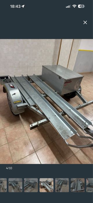 Remolque para motos.