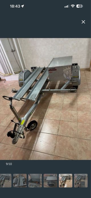 Remolque para motos.