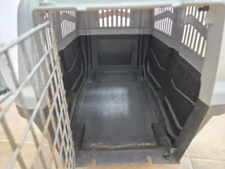 Transportín Perro/Gato Negro y Gris