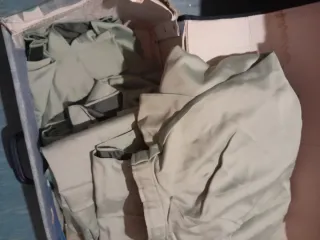 Tende eleganti tessuto liscio verde acqua