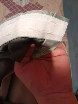 Tende eleganti tessuto liscio verde acqua