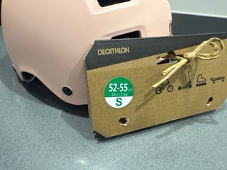 Casco bici rosa per bambine Decathlon nuovo