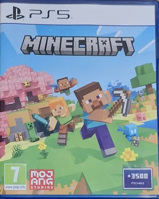 Consola PlayStation 5 Blanca + Minecraft