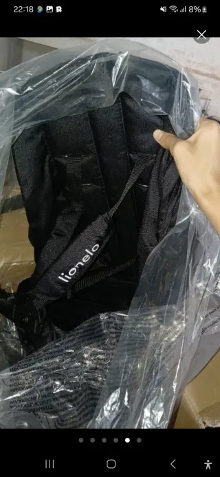 Carro de bebé negro Lionelo