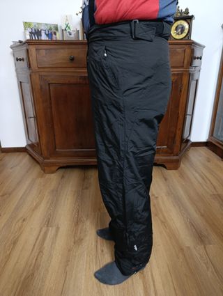 Pantaloni sci imbottiti con bretelle