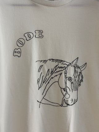 Bode Horse Embroidery T-Shirt