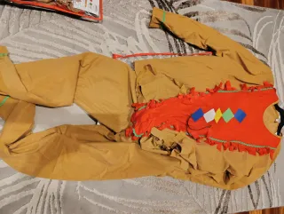 Disfraz India Talla Única y de jefe indio.