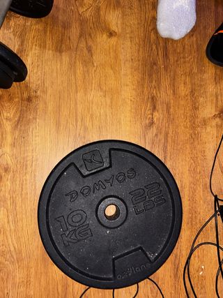 Discos de peso Domyos 5kg (x2)