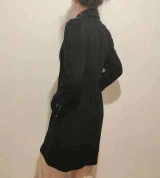 Abrigo Burberry London Negro