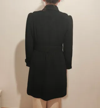 Abrigo Burberry London Negro