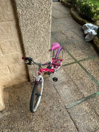 Bicicleta infantil rosa