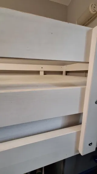 Litera Ikea Mydal 90x200 Madera Blanca