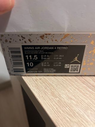 Jordan 4 Vivid Sulfur Taglia 44