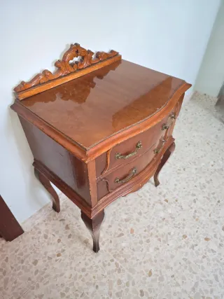 Mesa Auxiliar Madera Vintage