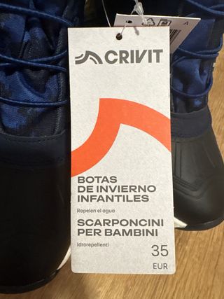 Botas de nieve Crivit Talla 35