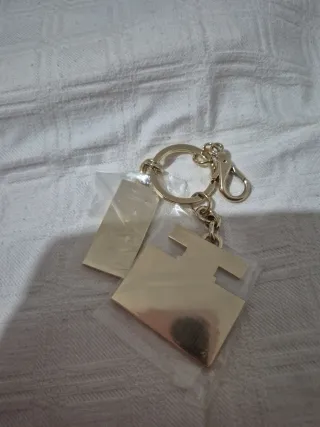 Portachiavi con sacchetto nero