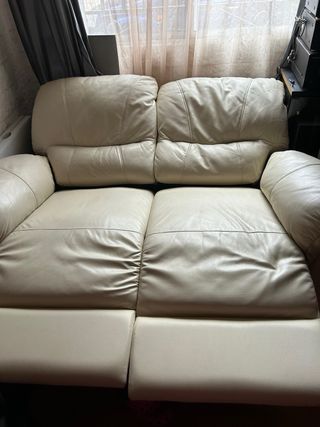Sofá 2 y 3 plazas abatible polipiel