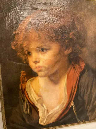 Quadro dipinto bambino