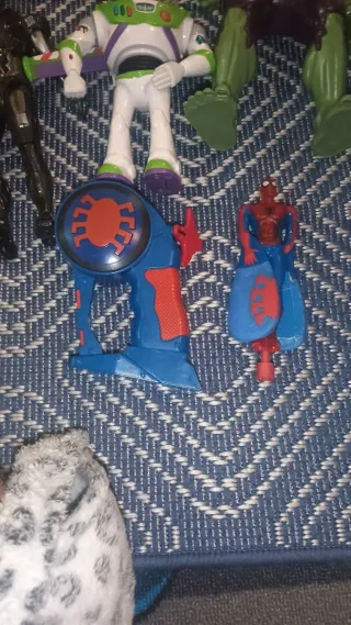 Lote Figuras,muñecos Acción Spiderman, Batman,Hulk