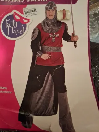 Disfraz Caballero Medieval Party Planet Talla Únic