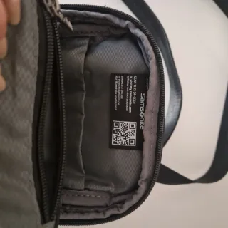 Tracolla uomo Samsonite nera