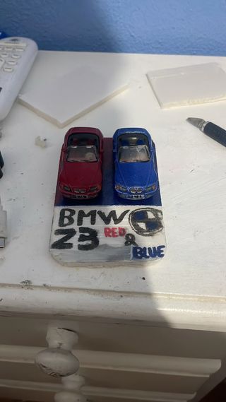 2 BMW Z3 Custom Rojo y Azul