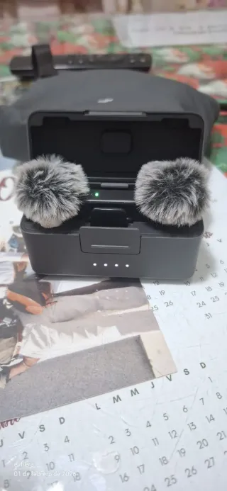 Funda DJI Mic Mini Negra y Blanca