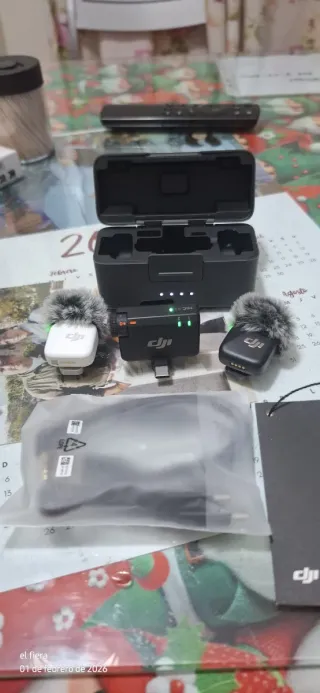 Funda DJI Mic Mini Negra y Blanca