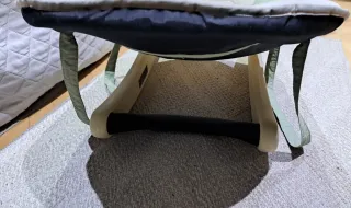 Hamaca Jane beige y verde