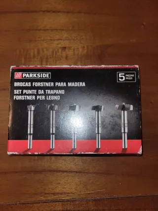 Set Brocas Forstner Parkside 5 Piezas