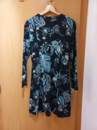 Vestido estampado talla S