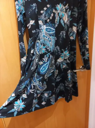 Vestido estampado talla S