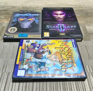 Pack Juegos PC StarCraft y Monkey Island