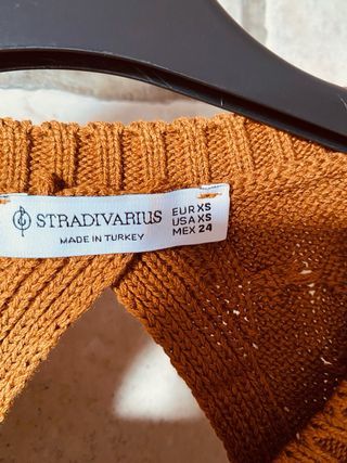 Chaleco de punto sin mangas