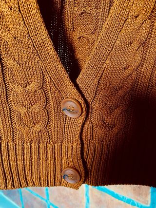 Chaleco de punto sin mangas