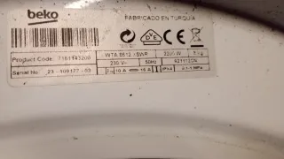 Bombo lavadora Beko WTA8612. 8kg